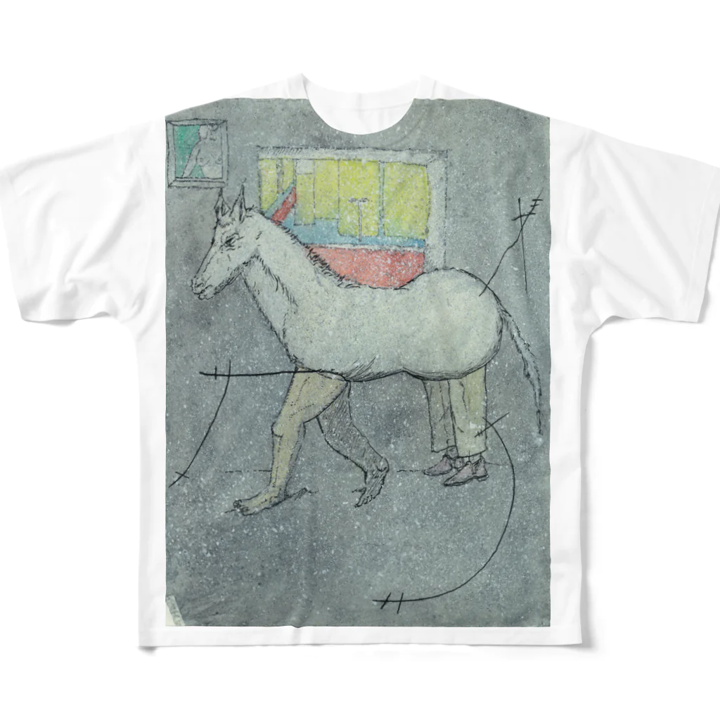 mitzho_nakataのa wrong horse フルグラフィックTシャツ