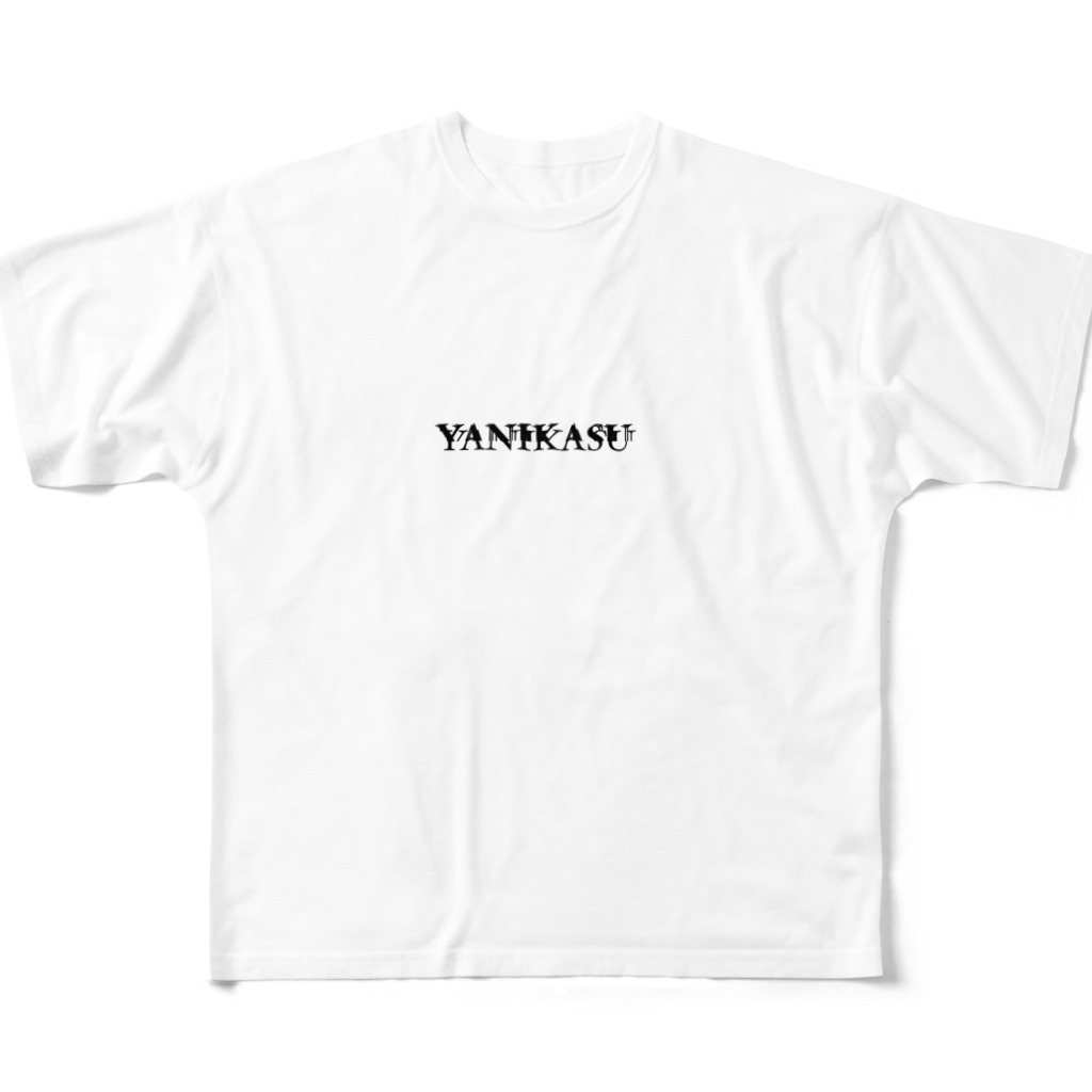 UWUMAのYANIKASU GIRL All-Over Print T-Shirt