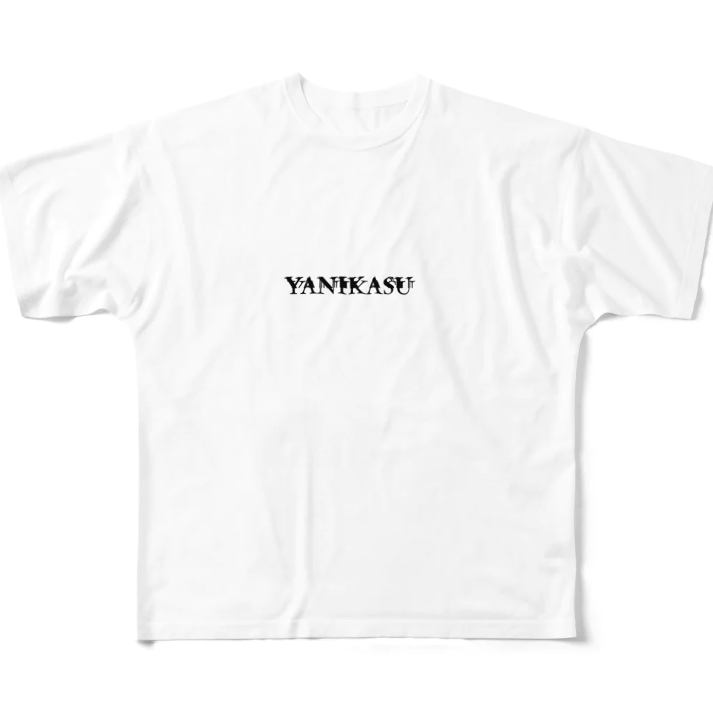 UWUMAのYANIKASU GIRL フルグラフィックTシャツ