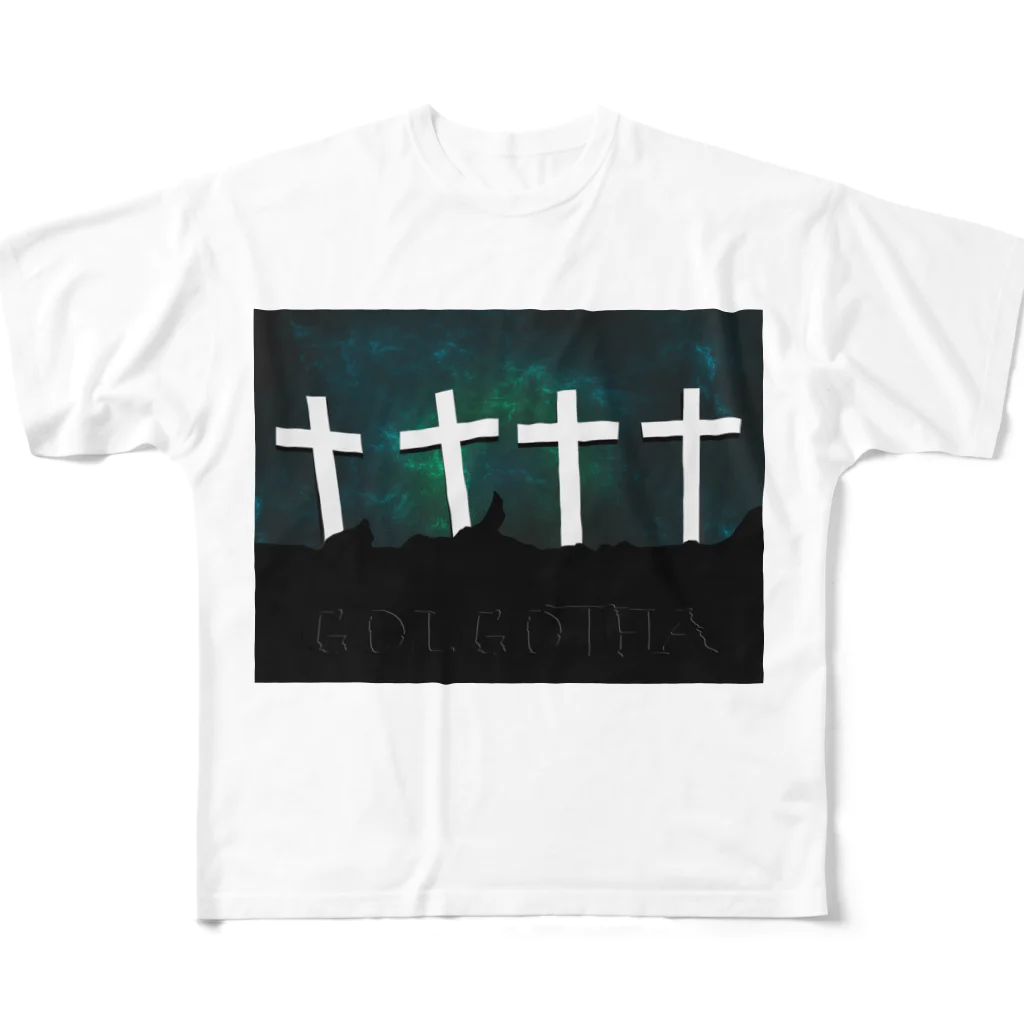 Ａ’ｚｗｏｒｋＳのGOLGOTHA All-Over Print T-Shirt