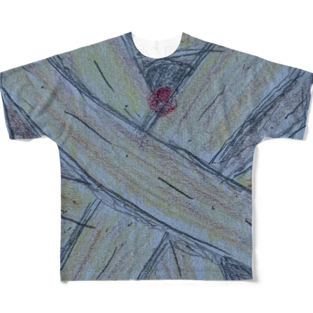 ミナらショップの封された物質 フルグラフィックTシャツ