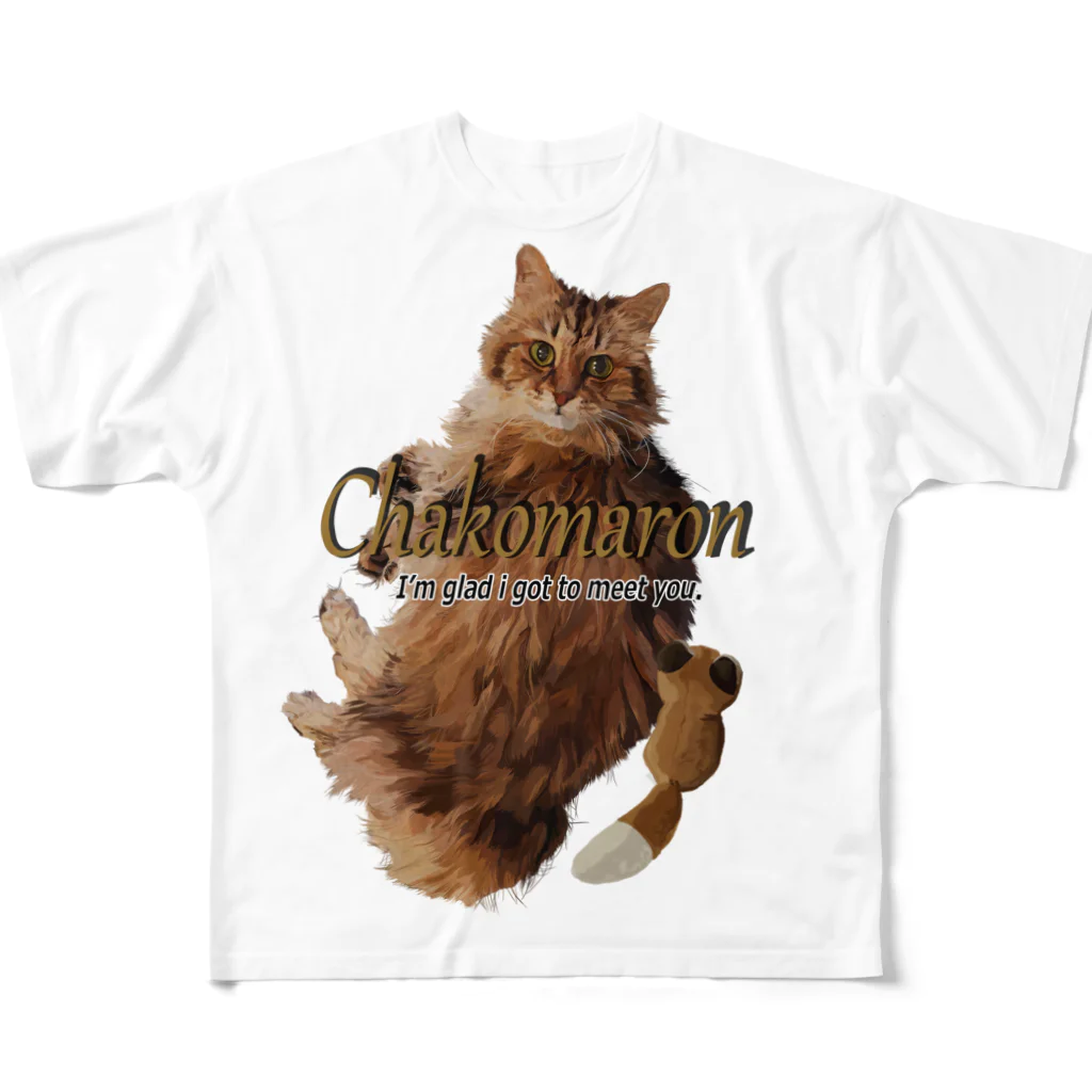 sasa9"のチャコマロンちゃんチャリティー All-Over Print T-Shirt