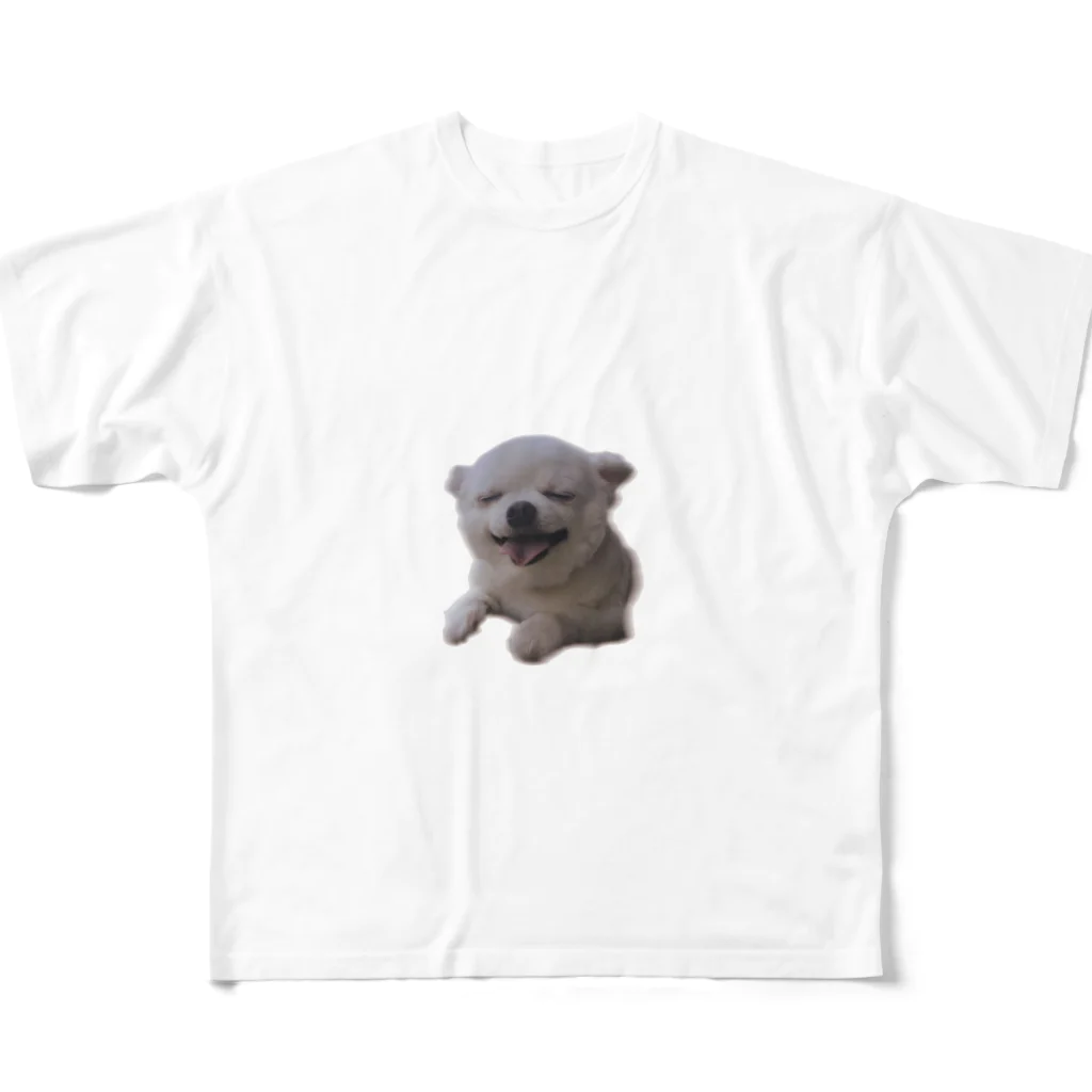 いぬいぬいぬの丸めの犬 All-Over Print T-Shirt