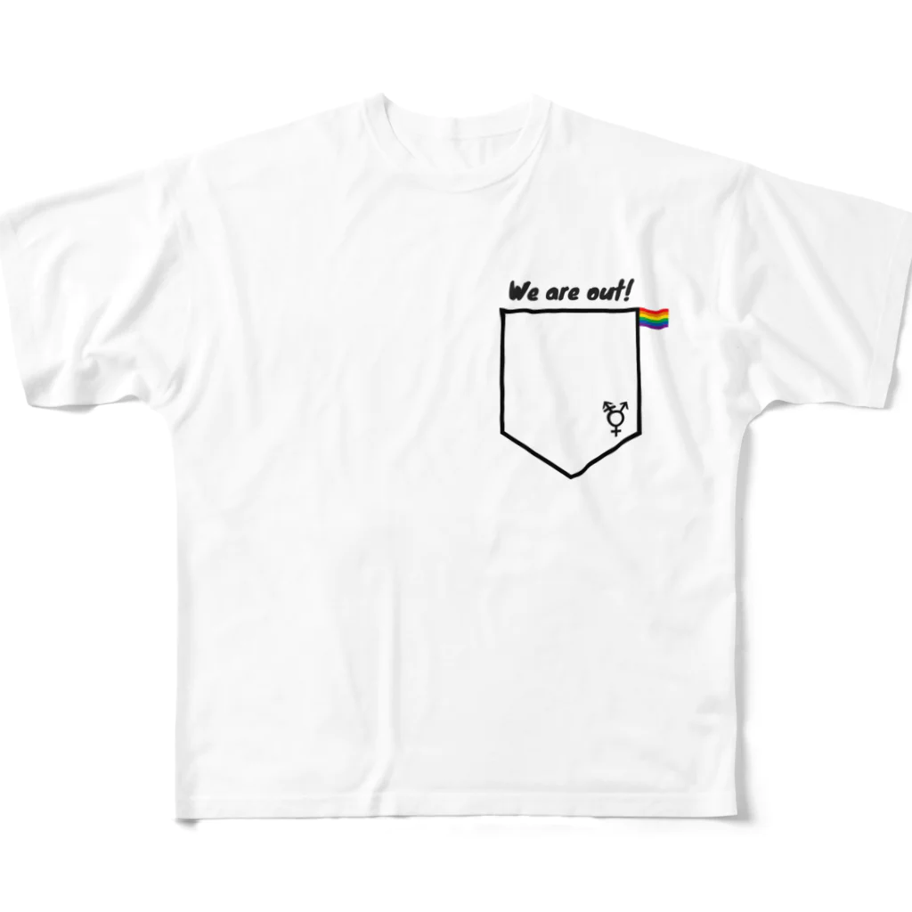 さーちゃんのWe are out!〜トランスジェンダーver.〜 フルグラフィックTシャツ