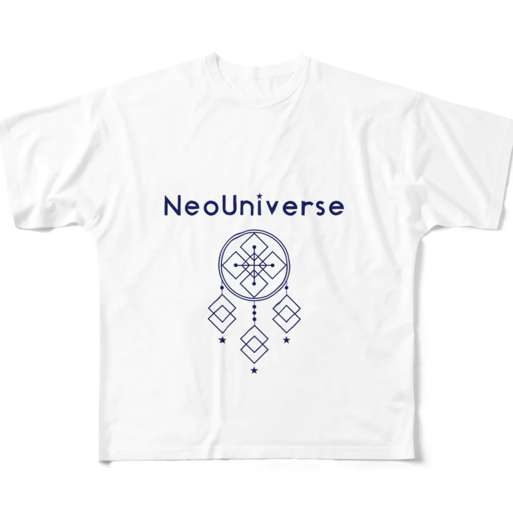 NeoUniStoreのNeoUniverseロゴ フルグラフィックTシャツ