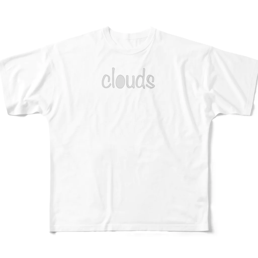 clouds のclouds フルグラフィックTシャツ