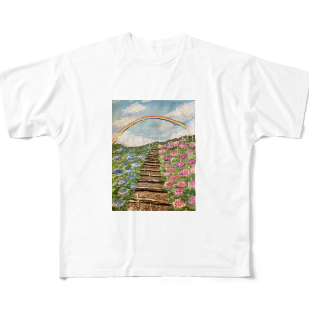ギャラリー縁の雨のち晴れ - Rainy then sunny - All-Over Print T-Shirt