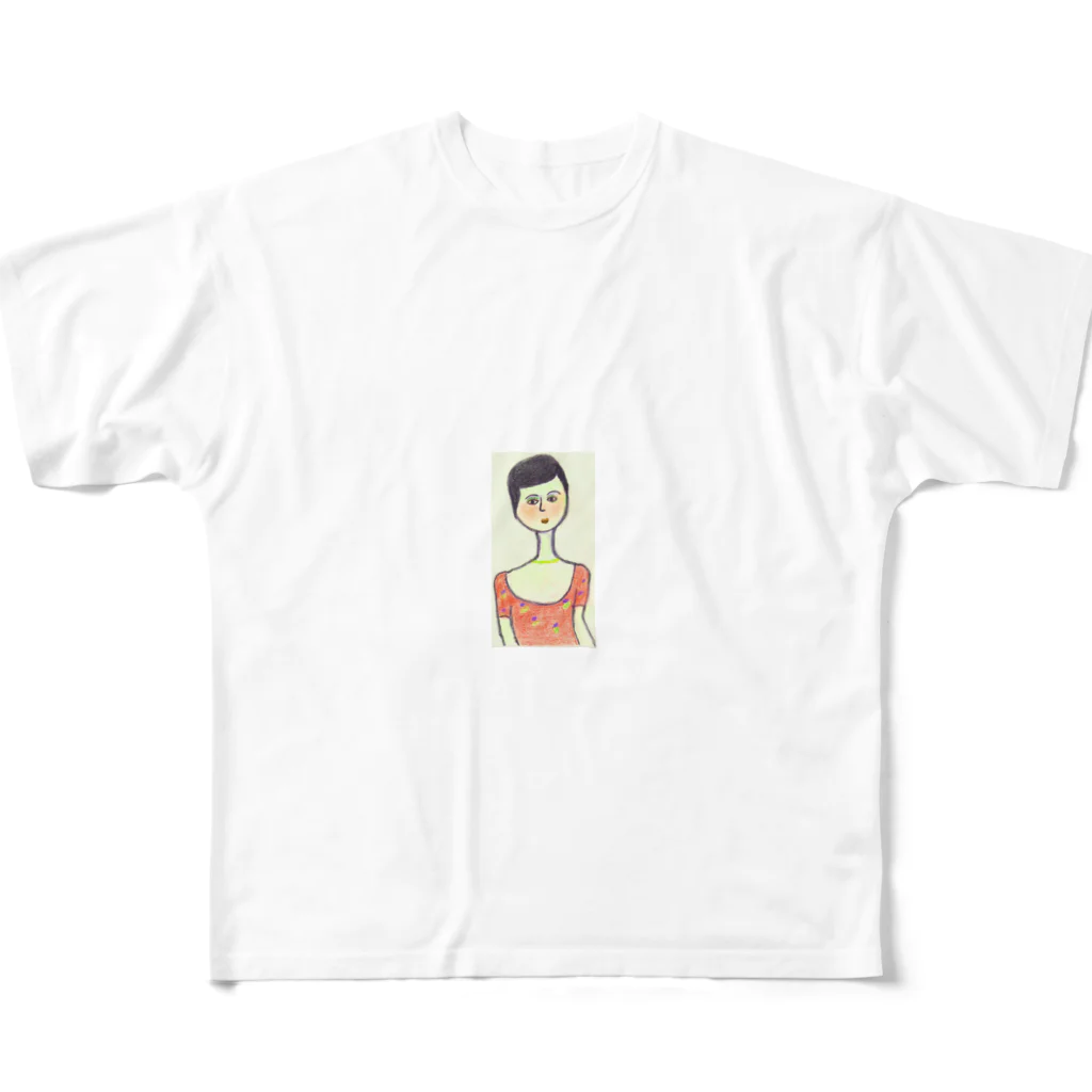 秋永アートのe All-Over Print T-Shirt