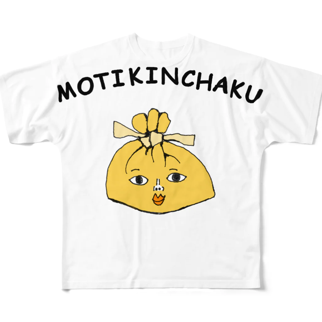 NIKORASU GOのおでんデザイン「餅巾着」 フルグラフィックTシャツ