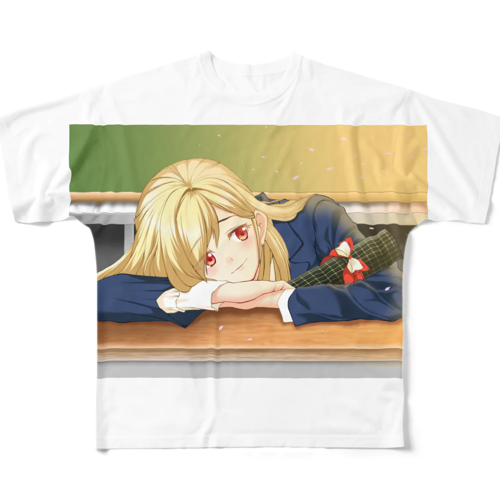 にゃにゃにゃんずショップの春 フルグラフィックTシャツ