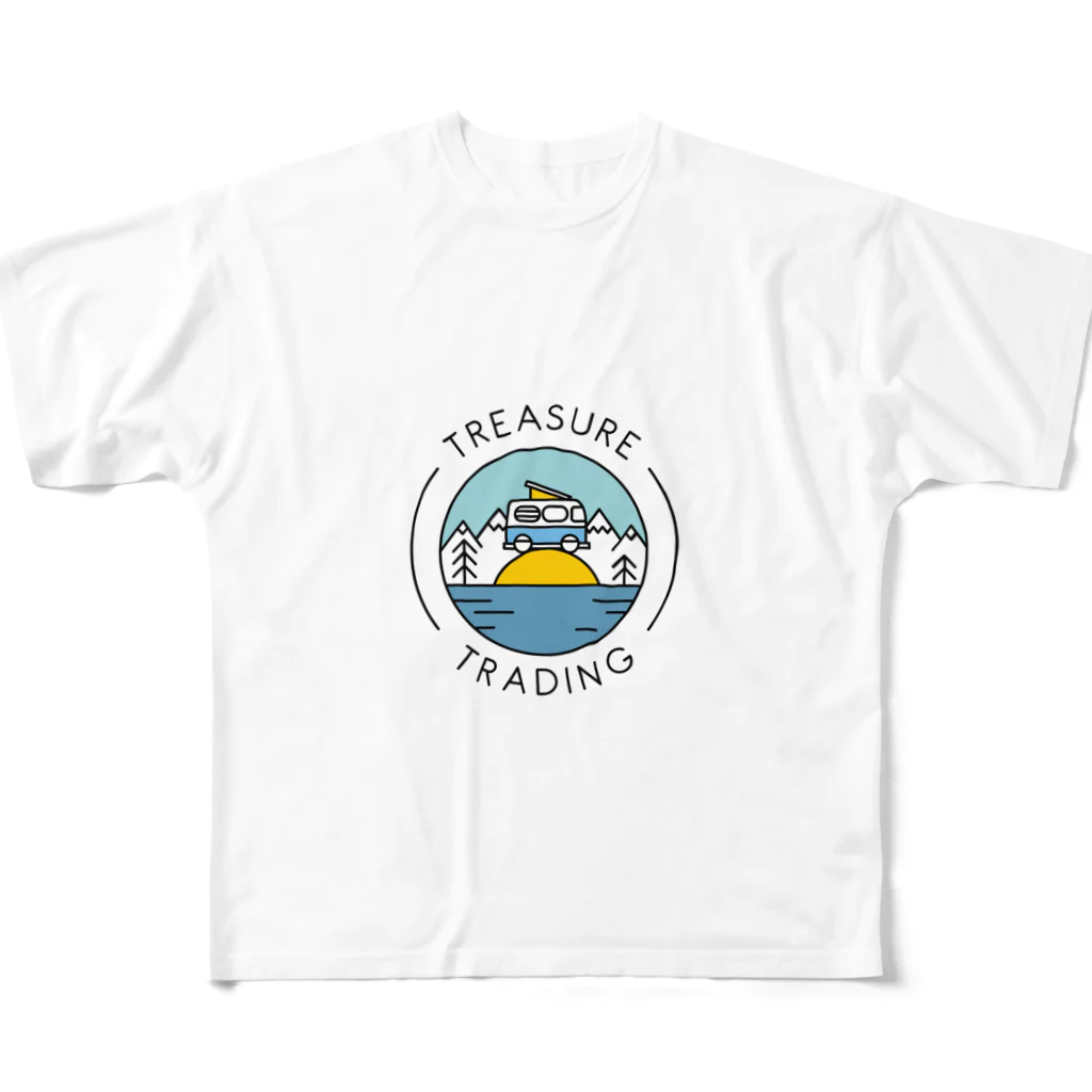 treasuretradingのTREASURE TRADING フルグラフィックTシャツ