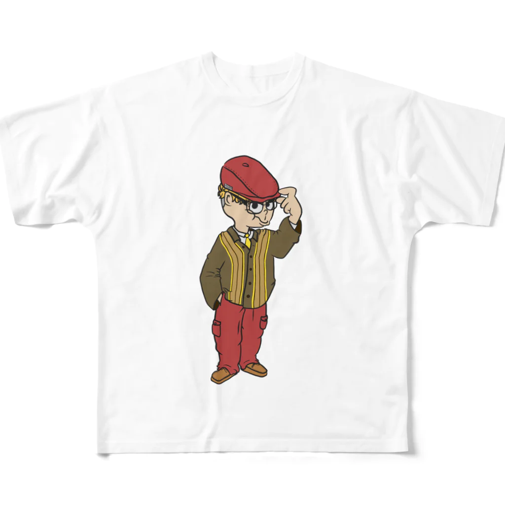 無能の Hunting Cap Boy All-Over Print T-Shirt