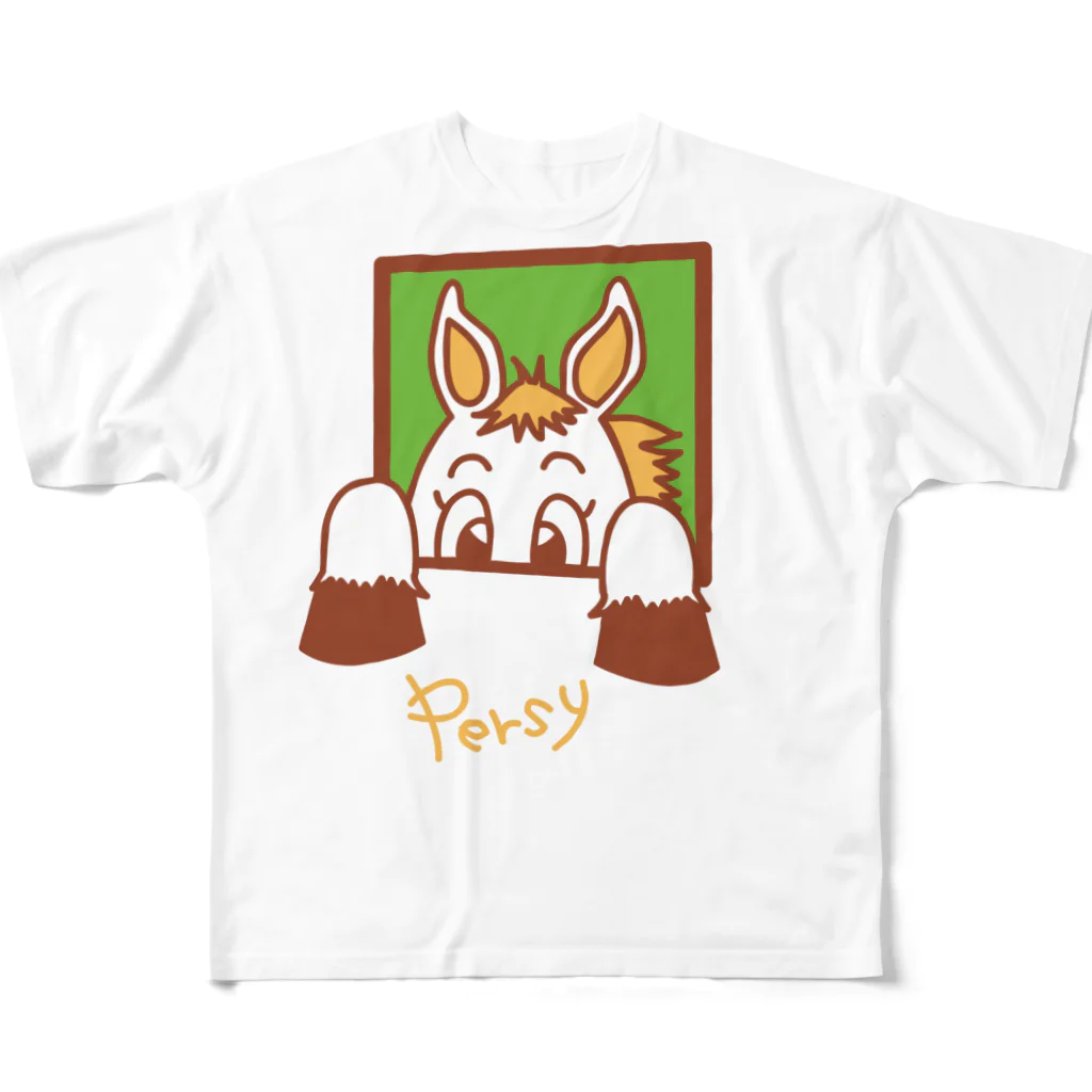 ponygolandのPersy(パーシー君） All-Over Print T-Shirt