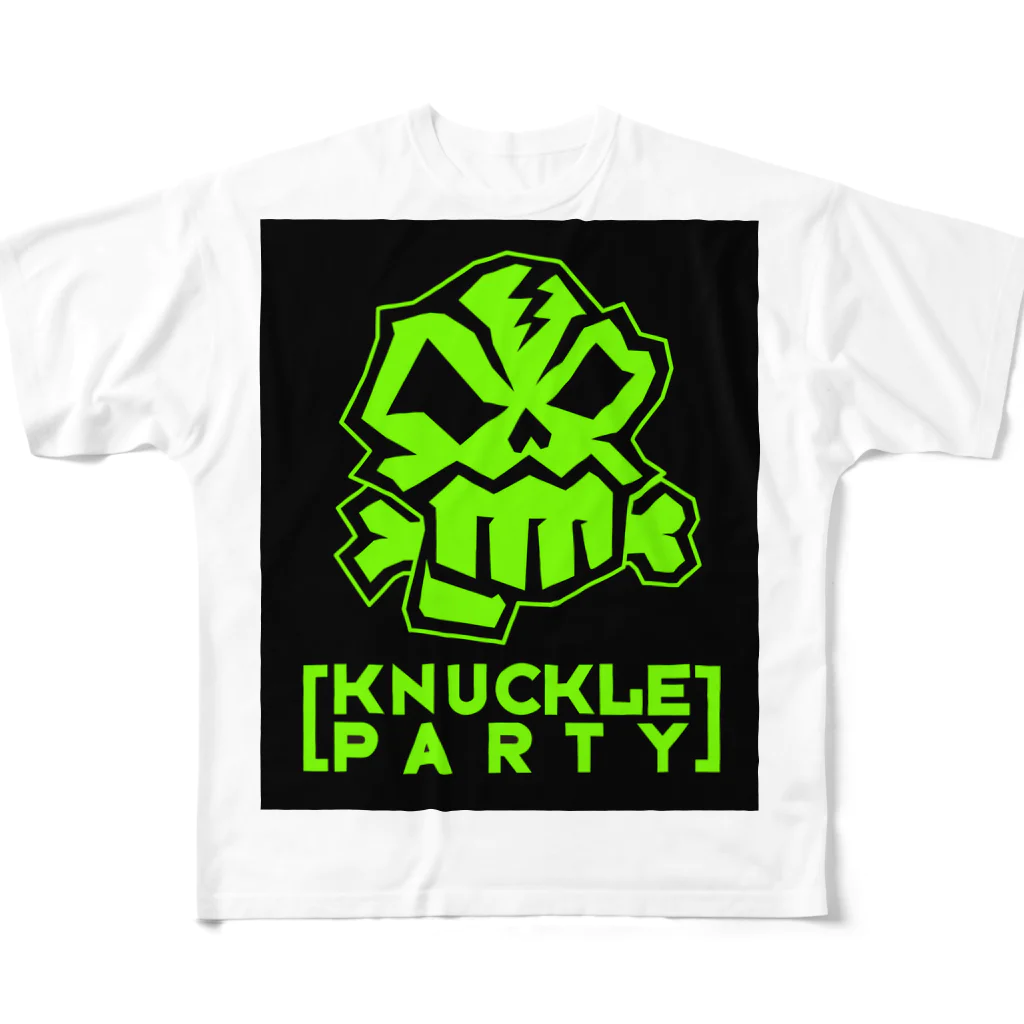 ponygolandのKNUCKLEPARTY All-Over Print T-Shirt