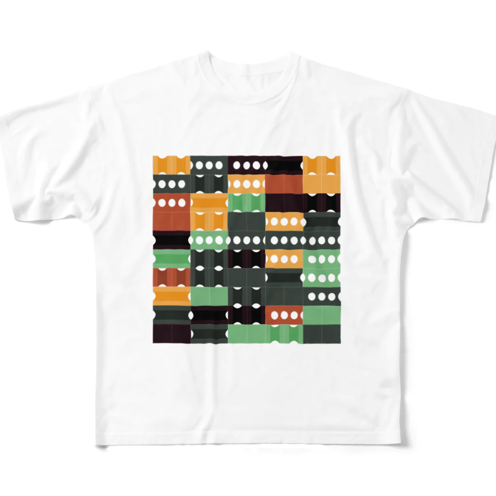 E.C.HのBLOCKS All-Over Print T-Shirt