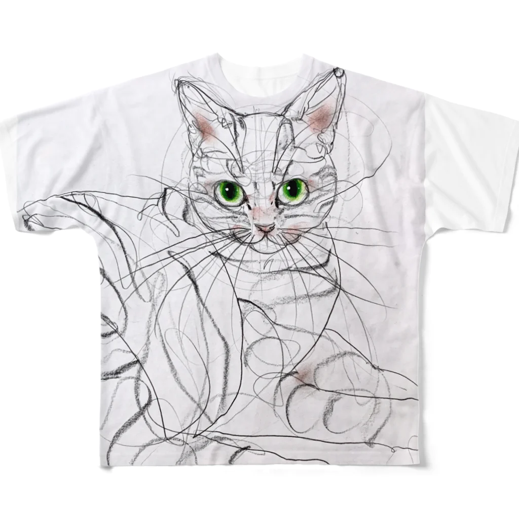 木原千春/KIHACHIHAのSOSUKE All-Over Print T-Shirt