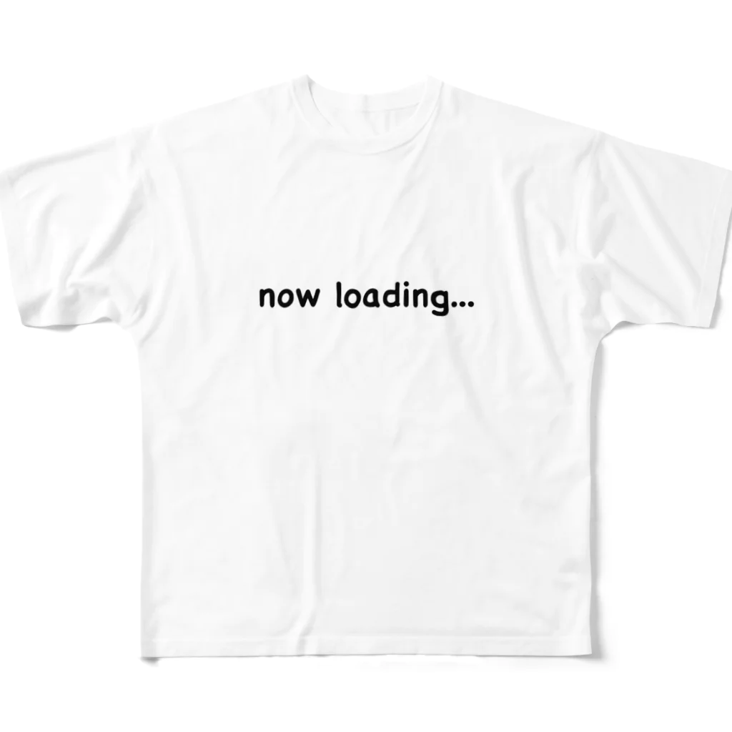 done/nothingの少々お待ちを... フルグラフィックTシャツ