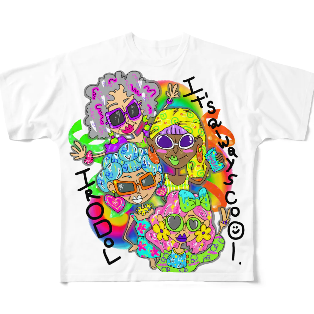 Candy Dragonのカラフルイケイケ All-Over Print T-Shirt