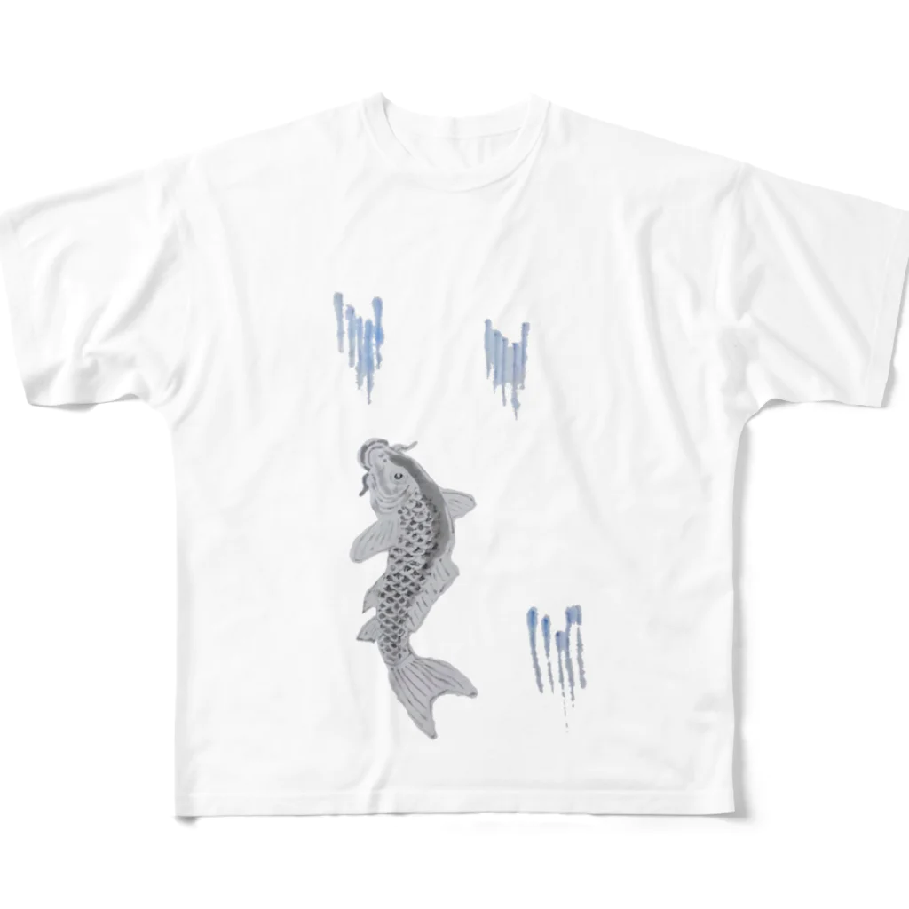 kamuiupopoの鯉 All-Over Print T-Shirt