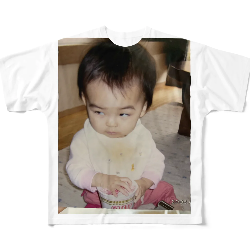 澄渉のゆのみ All-Over Print T-Shirt