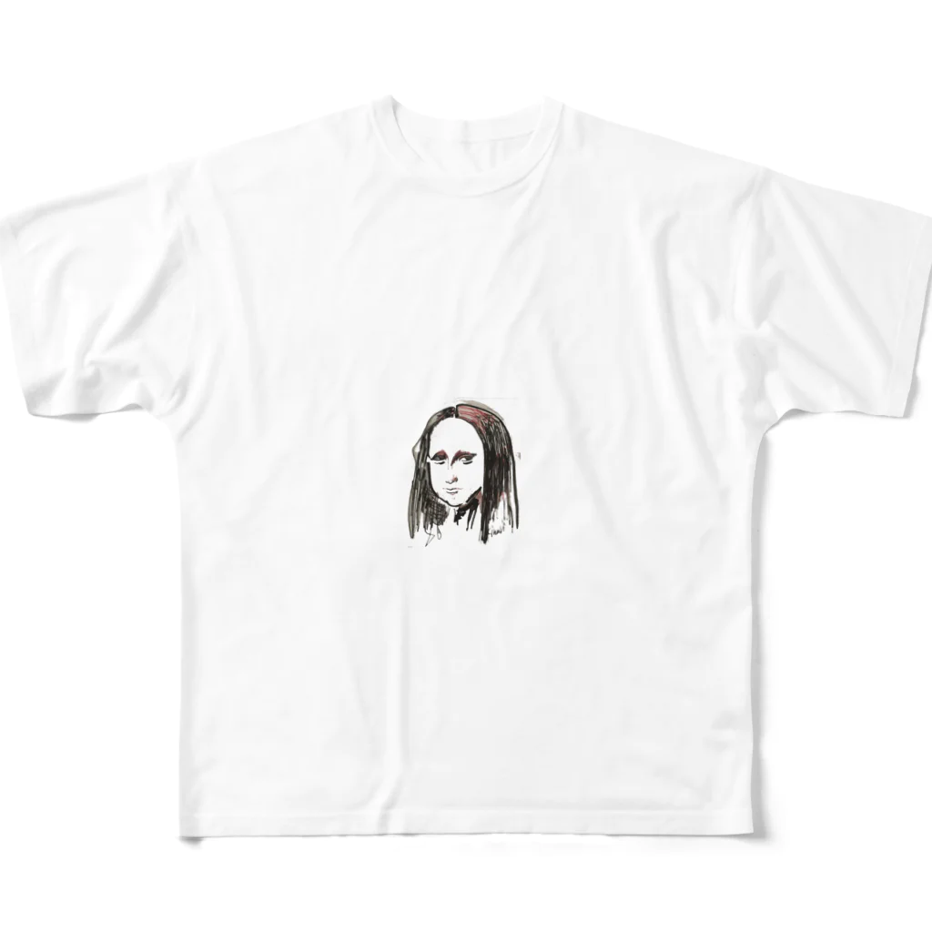 kinalienのモナリザ的な All-Over Print T-Shirt