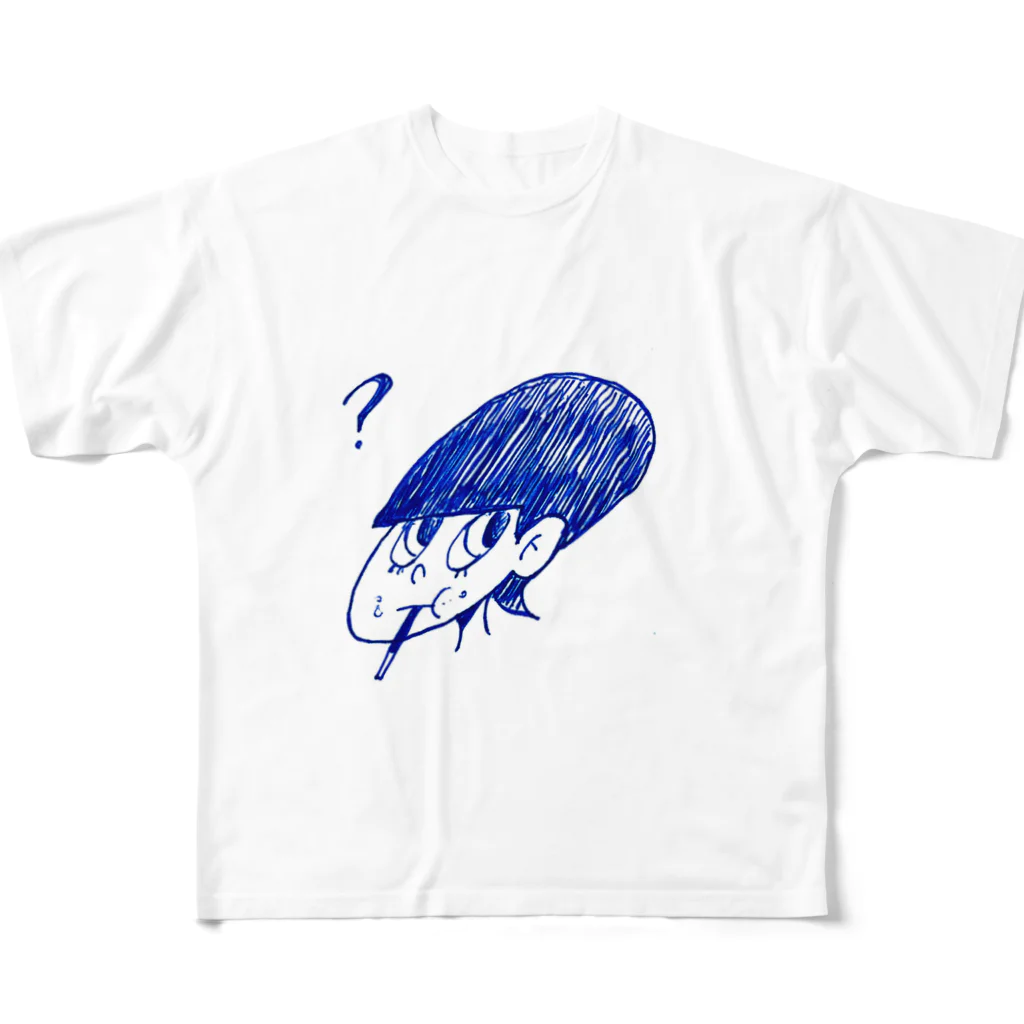 ユリナカムラのぱっつんぽっきー All-Over Print T-Shirt