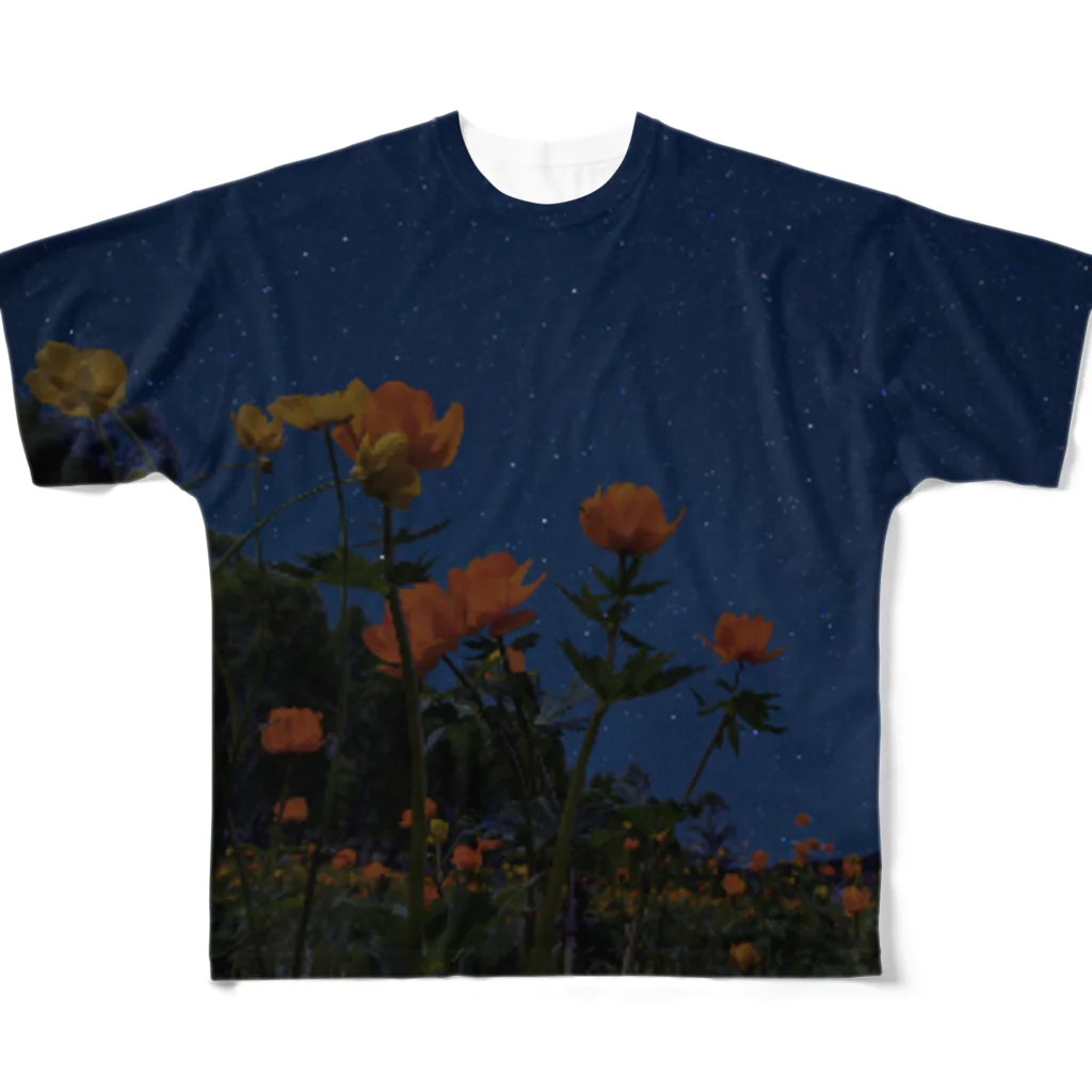 followerの夜に咲く フルグラフィックTシャツ