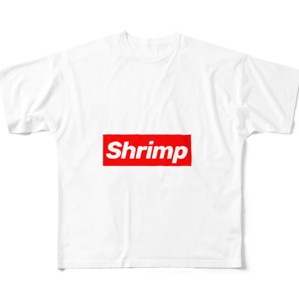 BarSASUKEのShrimp フルグラフィックTシャツ