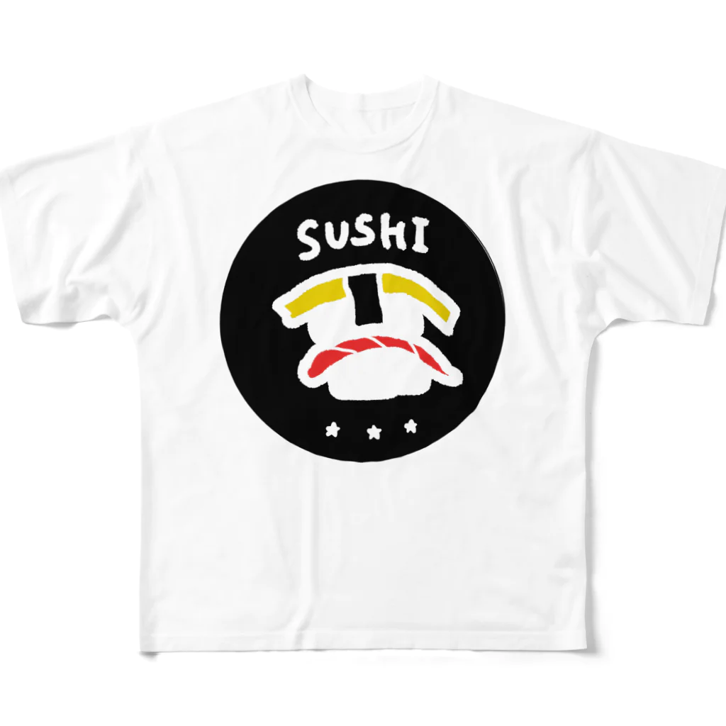 Chanz0のSUSHI フルグラフィックTシャツ