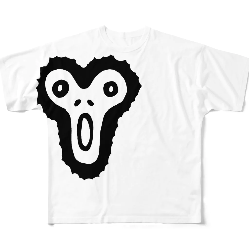 BBKotashopのGorillassan フルグラフィックTシャツ