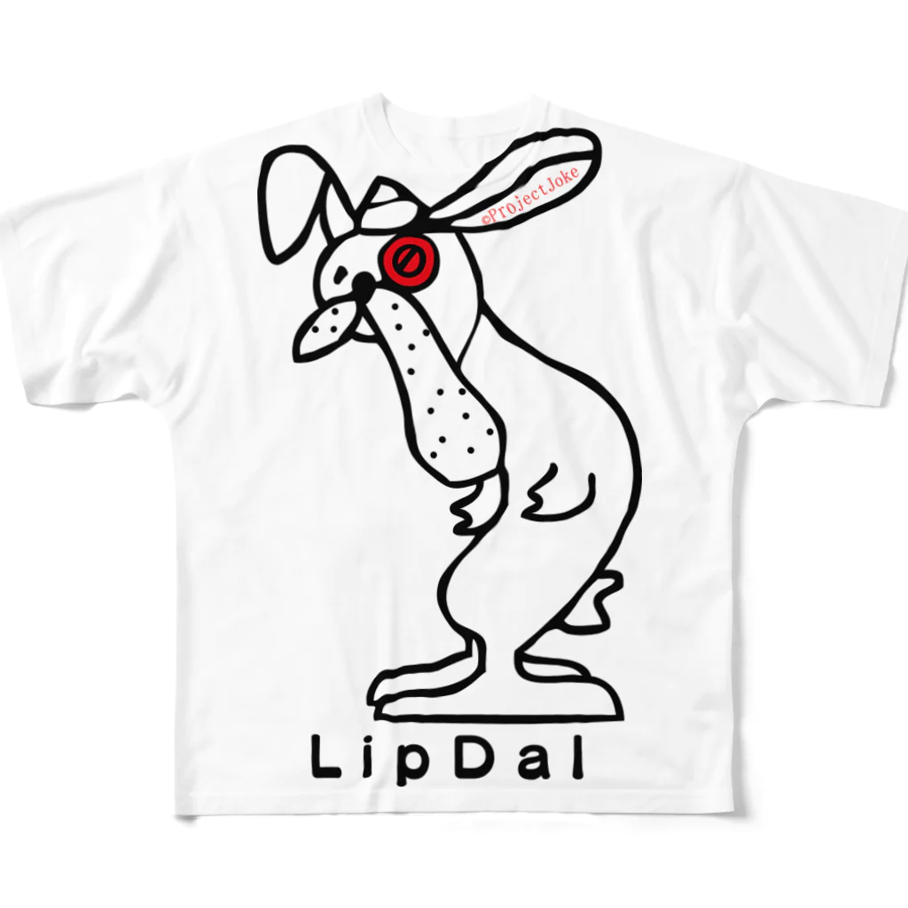 LipDal(Joke公式)のリップダルグッズ フルグラフィックTシャツ