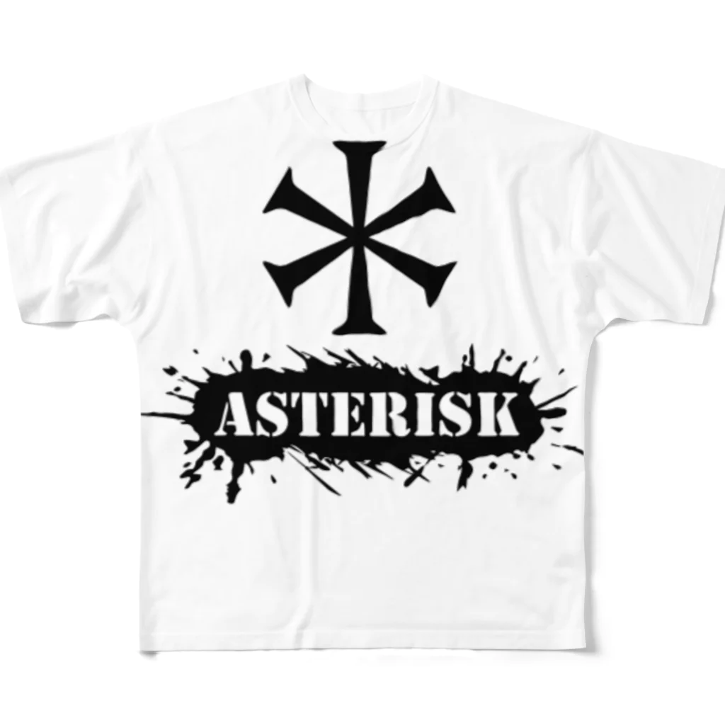 asteriskのアスタリスク フルグラフィックTシャツ