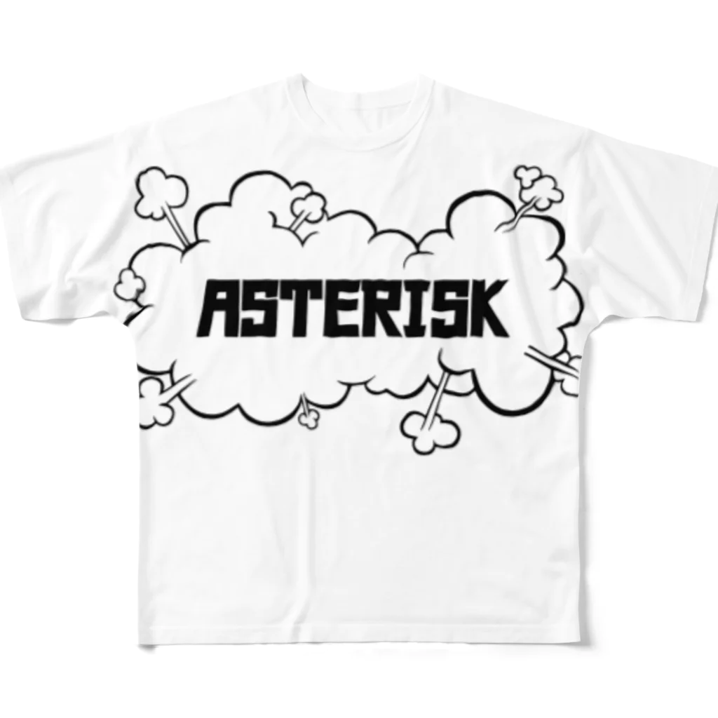 asteriskのアスタリスク All-Over Print T-Shirt