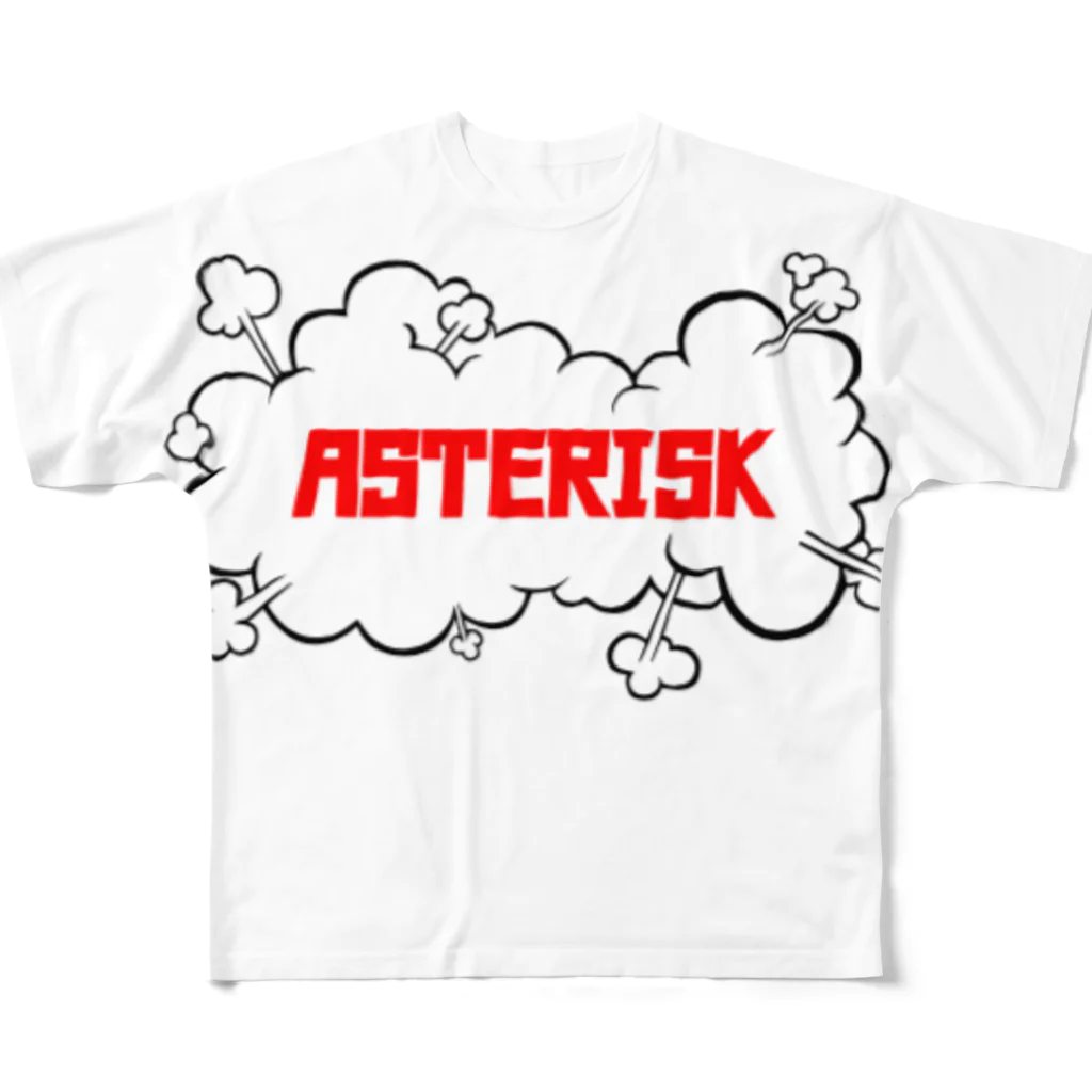 asteriskのアスタリスク フルグラフィックTシャツ