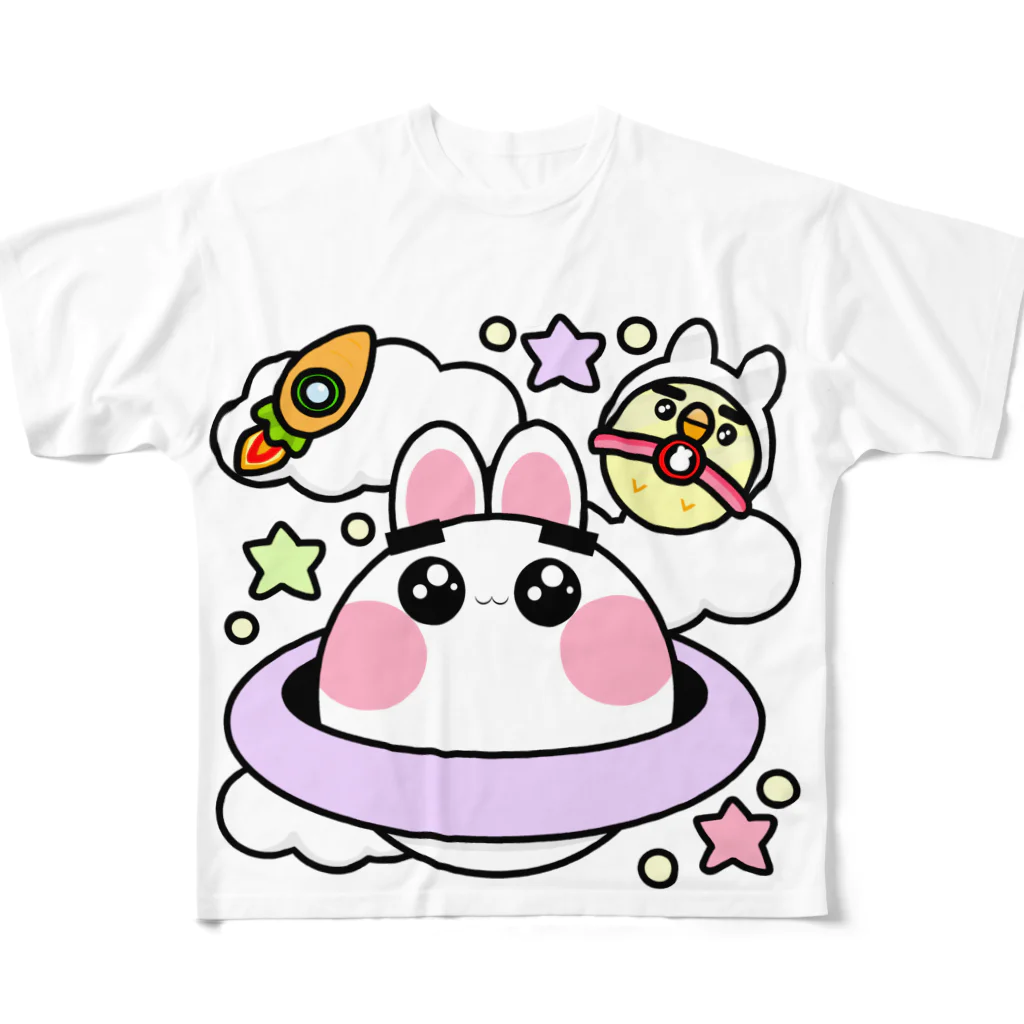 ゆちおの惑星に変身したゆちお🌌 フルグラフィックTシャツ