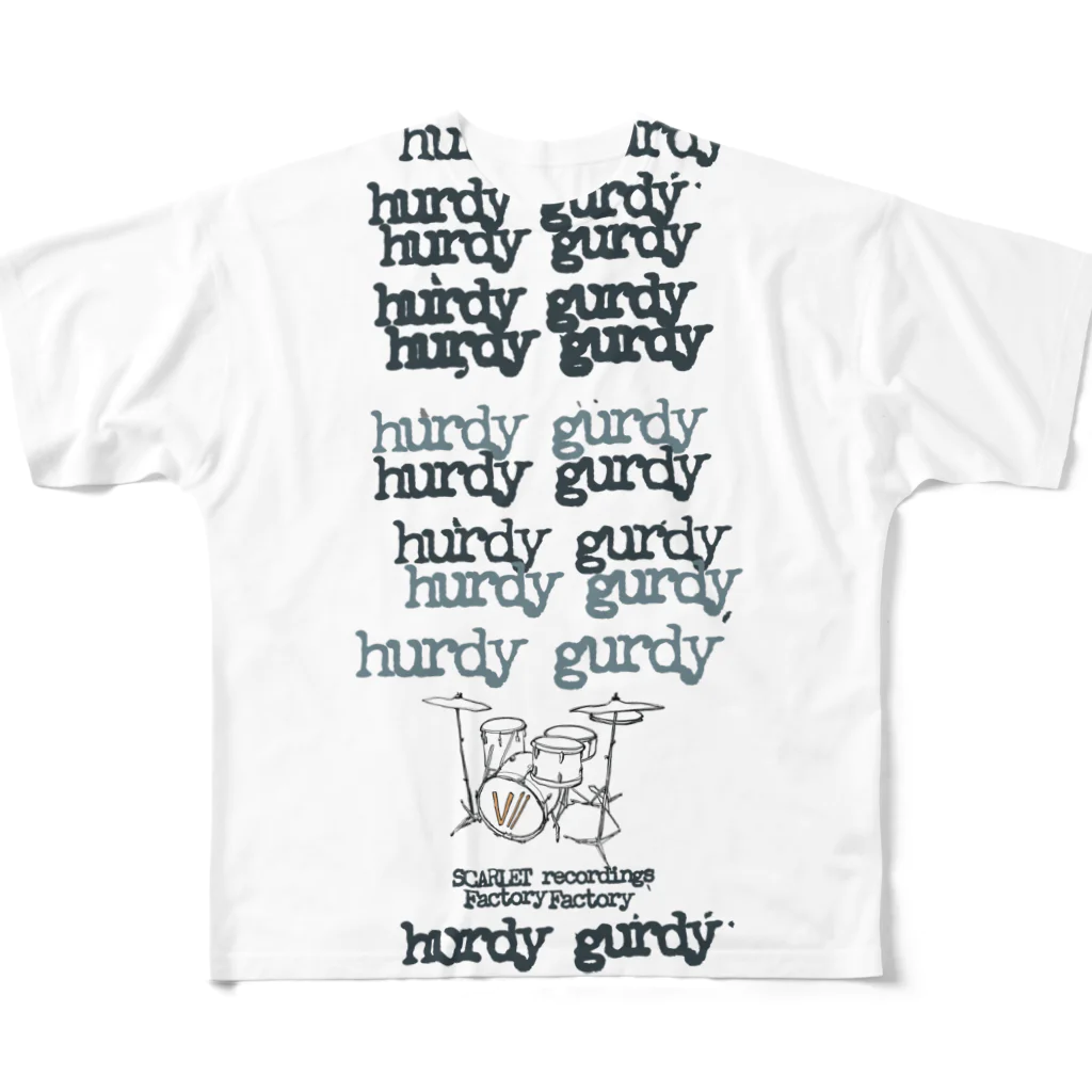 SCARLET recordings FactoryのThe Early Years 7 フルグラフィックTシャツ