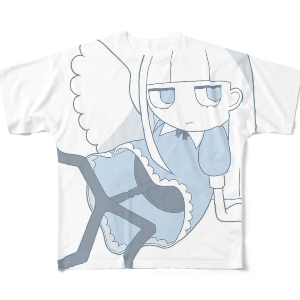 kawaiisekaiBのウダキョウちゃん All-Over Print T-Shirt