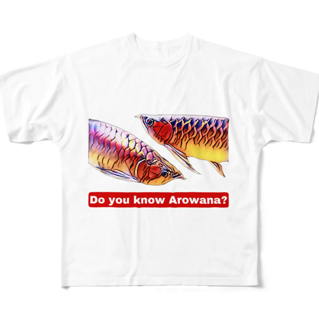 【BOWZ】RAリックアッガイのアロワナって知ってる？　by RA フルグラフィックTシャツ