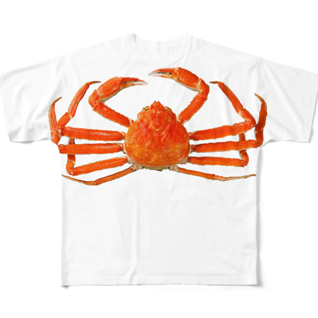 AAAstarsのズワイ蟹 フルグラフィックTシャツ
