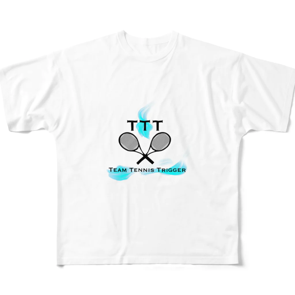 そえじーテニスコーチのテニス ﾃｨｰｽﾘｰTシャツ フルグラフィックTシャツ