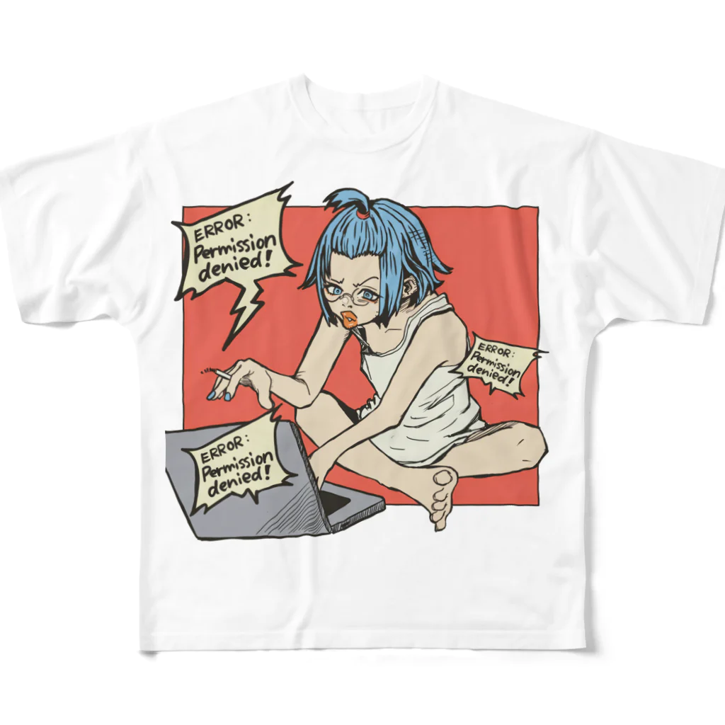 bunbunbububunのcorder girl 2 薄め フルグラフィックTシャツ