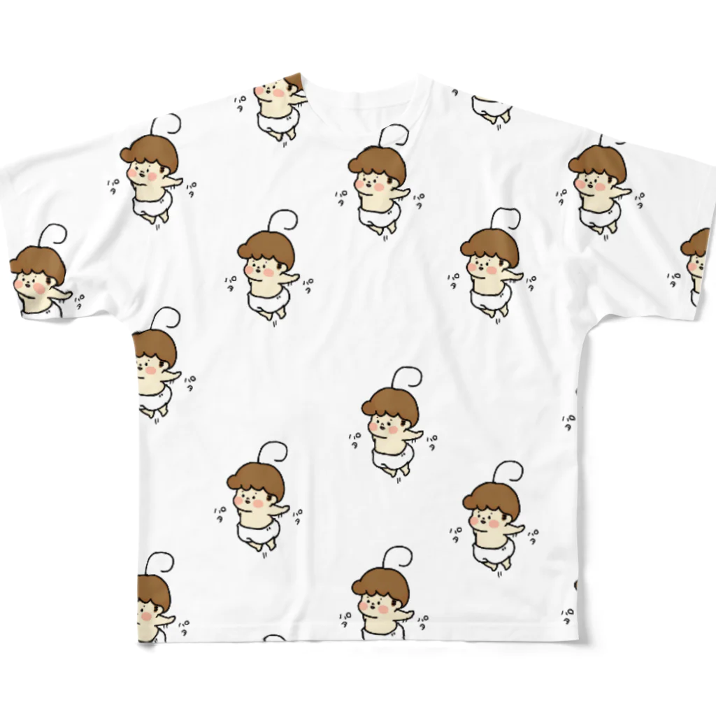 たゆんたゆんのドットたゆん All-Over Print T-Shirt