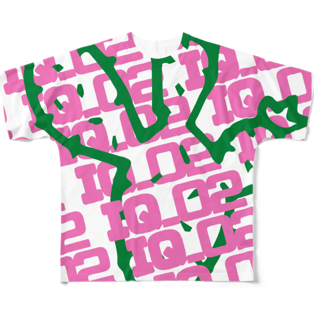 IQ02_sabotenのサボテン All-Over Print T-Shirt