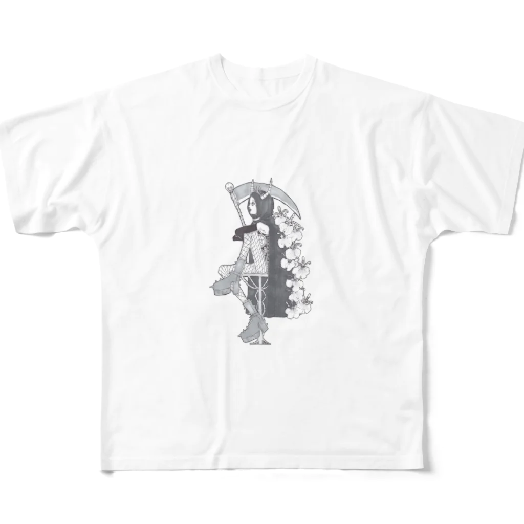 やこたろさんの死神 フルグラフィックTシャツ