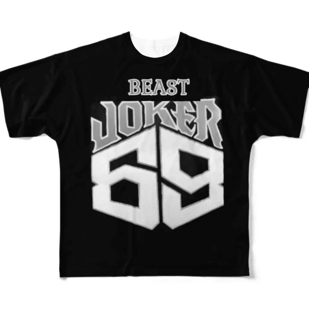 beast  joker paisのパロディjoker 2 フルグラフィックTシャツ