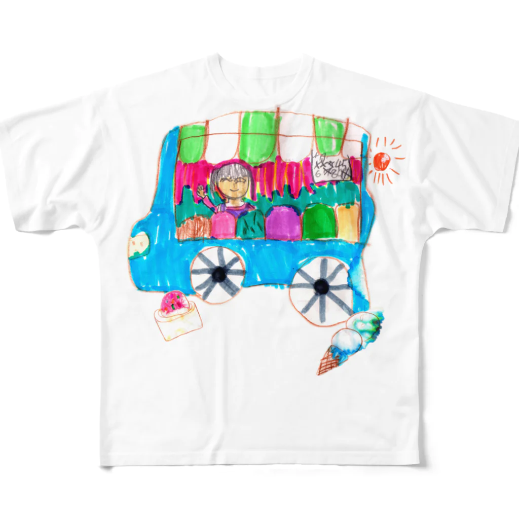 こどものおみせのアイスやさん All-Over Print T-Shirt