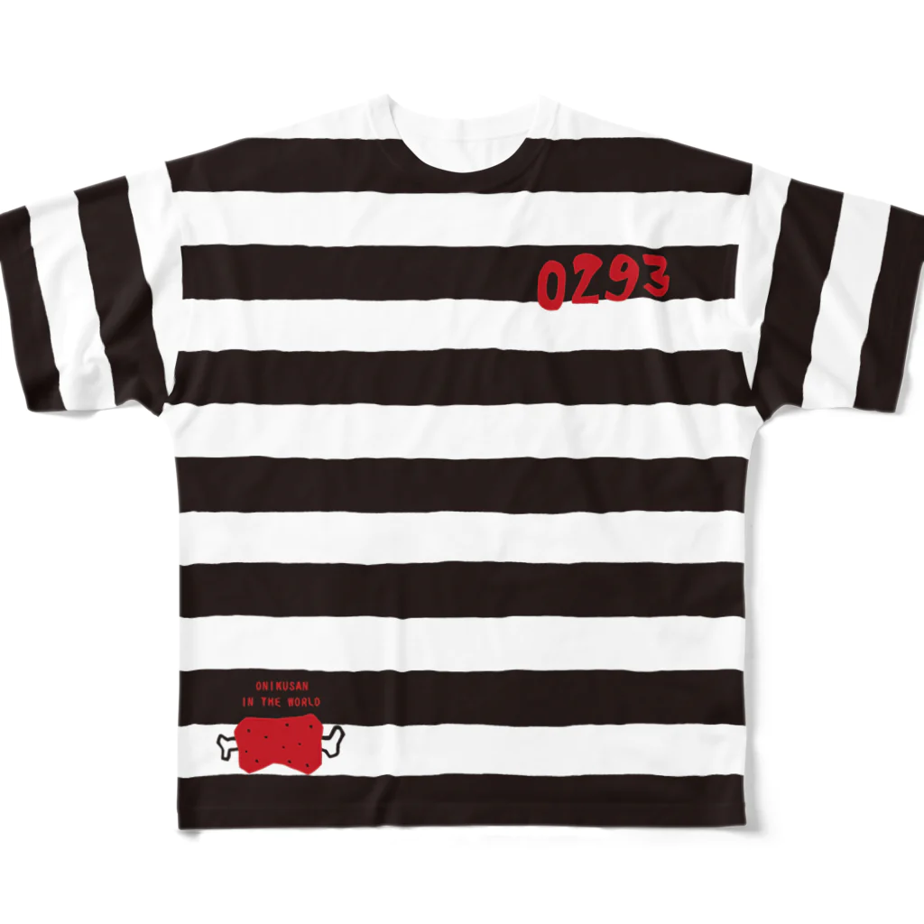 ヤエシノオミセ の0293実刑2022 All-Over Print T-Shirt