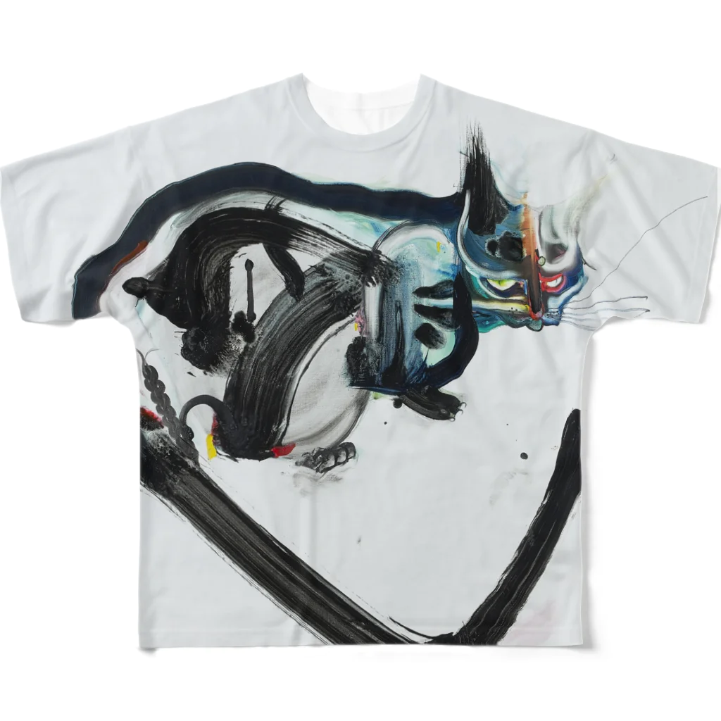 木原千春/KIHACHIHAのNONEKO All-Over Print T-Shirt