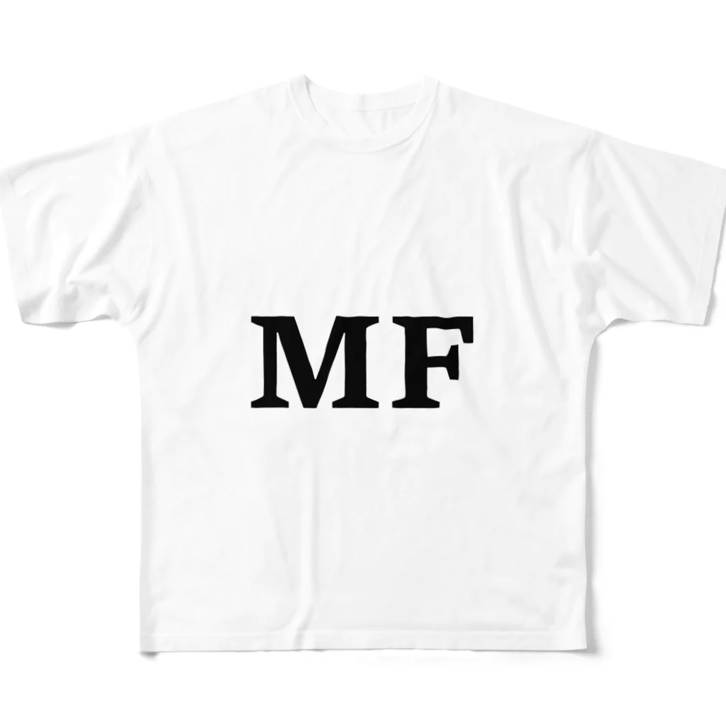 Hirocyのミッドフィールダー（ＭＦ）（パワーワードシリーズ012） All-Over Print T-Shirt
