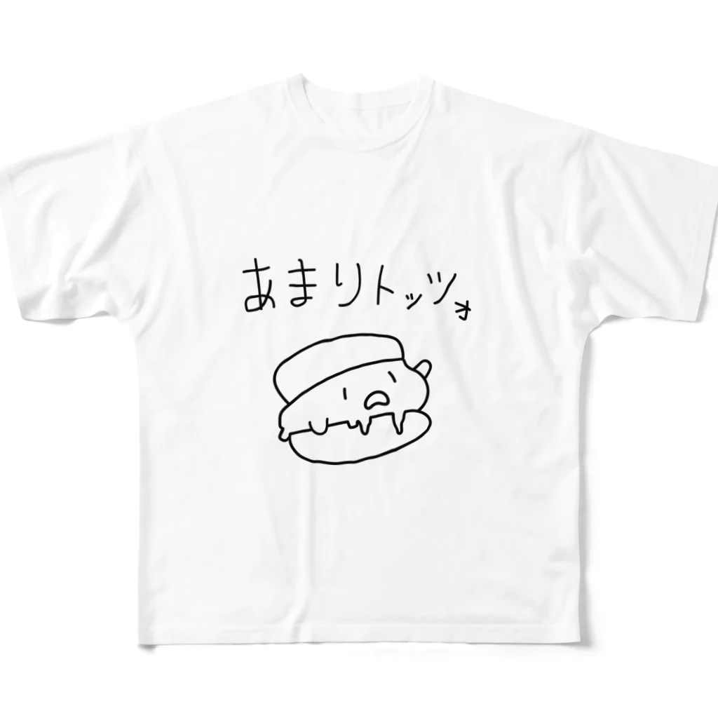 かわいいいきものグッズのあまりトッツォ All-Over Print T-Shirt